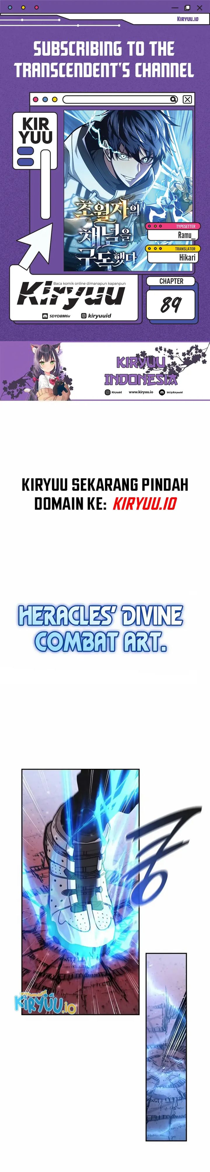 Subscribing to the Transcendent’s Channel Chapter 89 Bahasa Indonesia