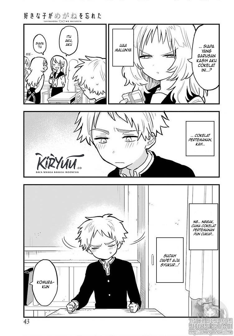 Sukinako ga Megane wo Wasureta Chapter 22 Bahasa Indonesia
