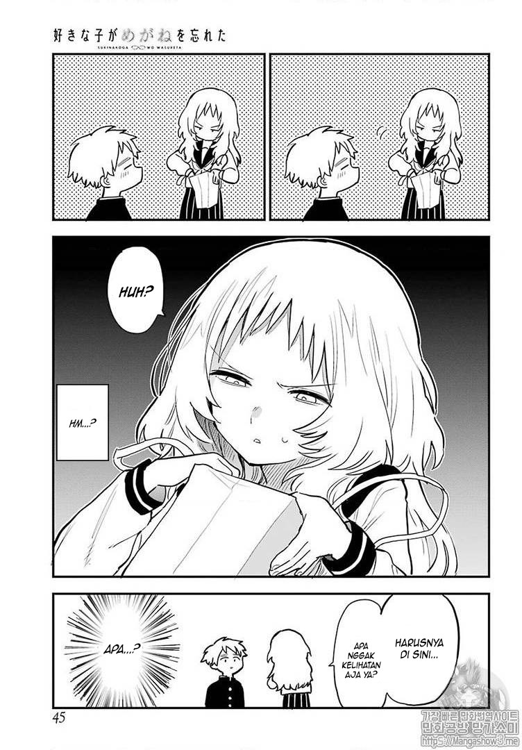 Sukinako ga Megane wo Wasureta Chapter 22 Bahasa Indonesia