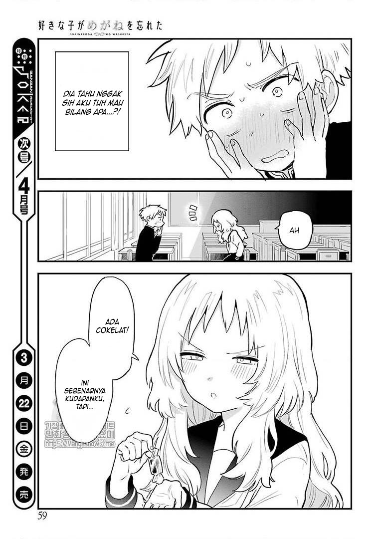 Sukinako ga Megane wo Wasureta Chapter 22 Bahasa Indonesia