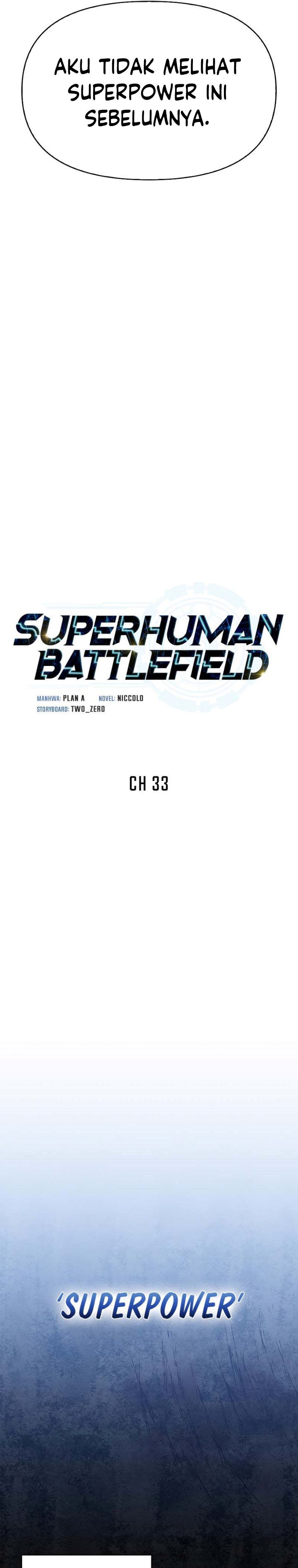 Superhuman Battlefield chapter 33