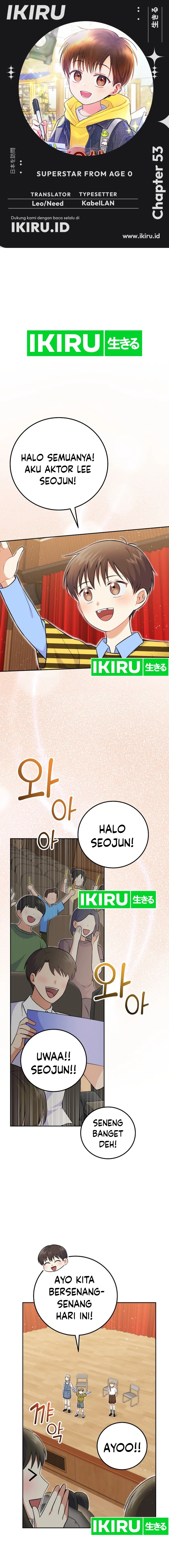 Superstar From Age 0 Chapter 53 Bahasa Indonesia