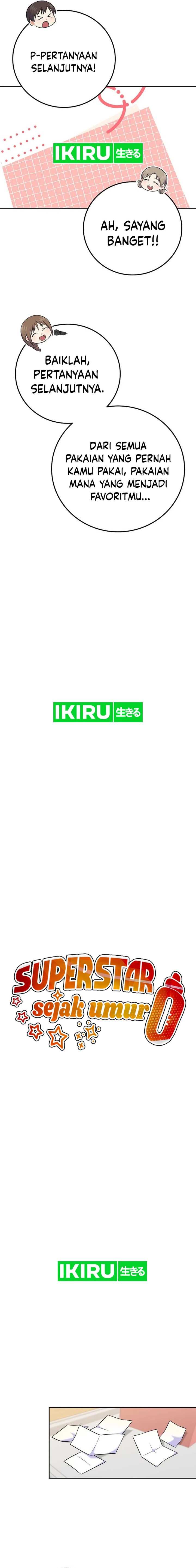 Superstar From Age 0 Chapter 53 Bahasa Indonesia