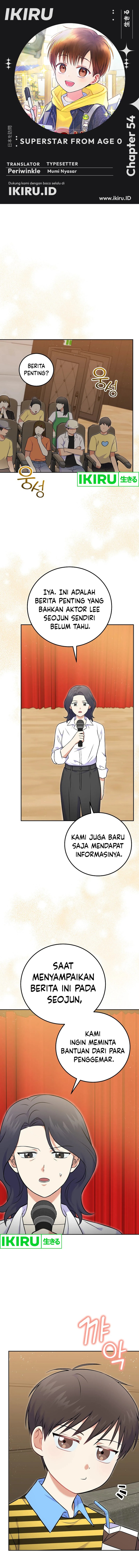 Superstar From Age 0 Chapter 54 Bahasa Indonesia