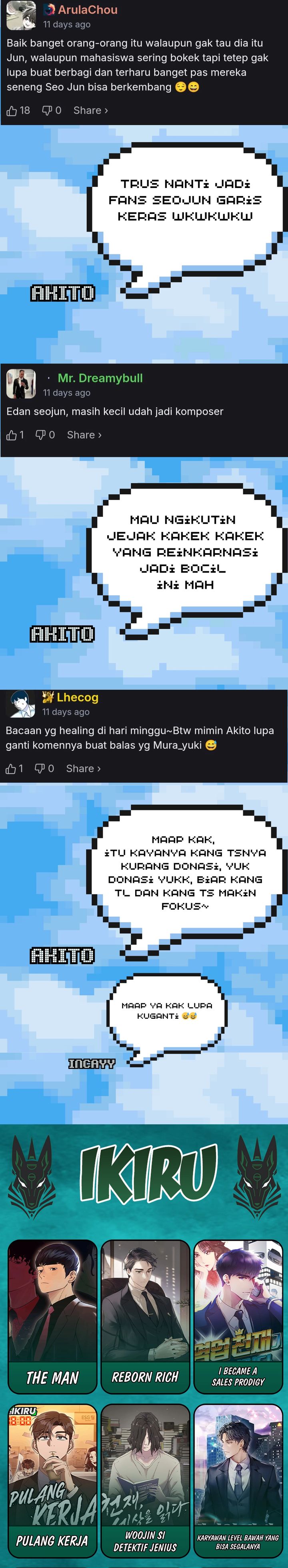 Superstar From Age 0 Chapter 77 Bahasa Indonesia