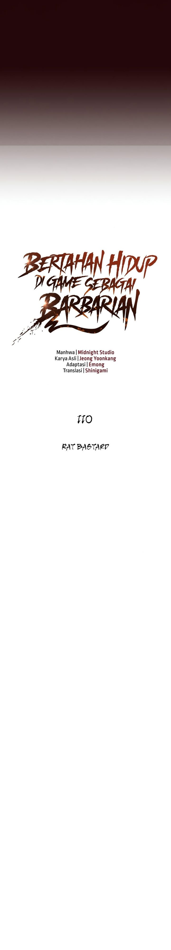Survive as a Barbarian in the Game chapter 110