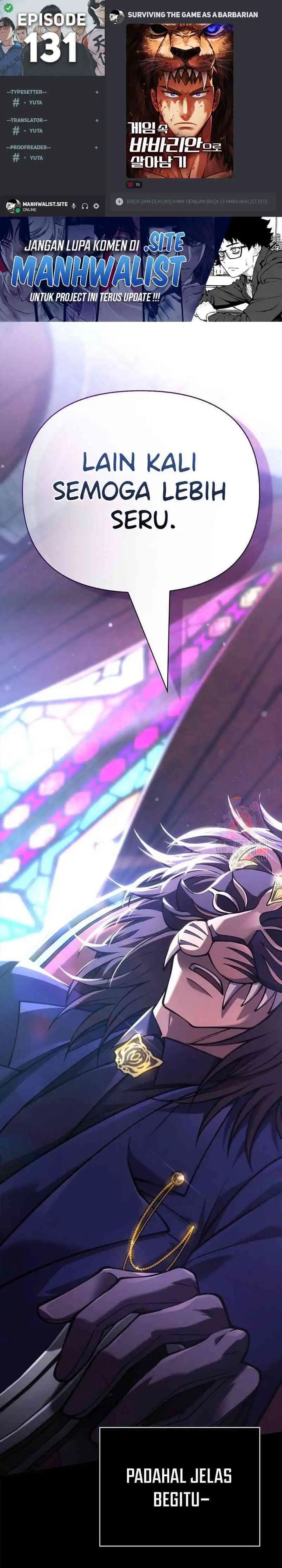 Dilarang COPAS - situs resmi www.mangacanblog.com - Komik survive as a barbarian in the game 131 - chapter 131 132 Indonesia survive as a barbarian in the game 131 - chapter 131 Terbaru 0|Baca Manga Komik Indonesia|Mangacan