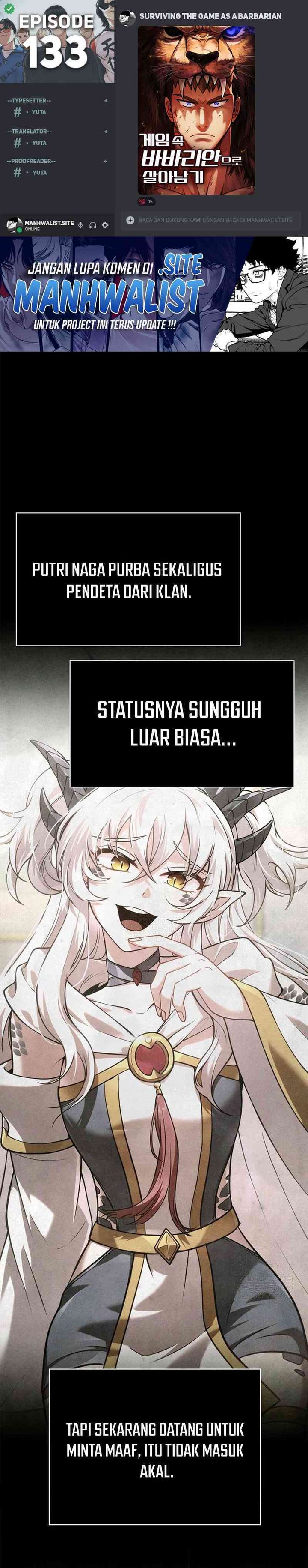 Dilarang COPAS - situs resmi www.mangacanblog.com - Komik survive as a barbarian in the game 133 - chapter 133 134 Indonesia survive as a barbarian in the game 133 - chapter 133 Terbaru 0|Baca Manga Komik Indonesia|Mangacan