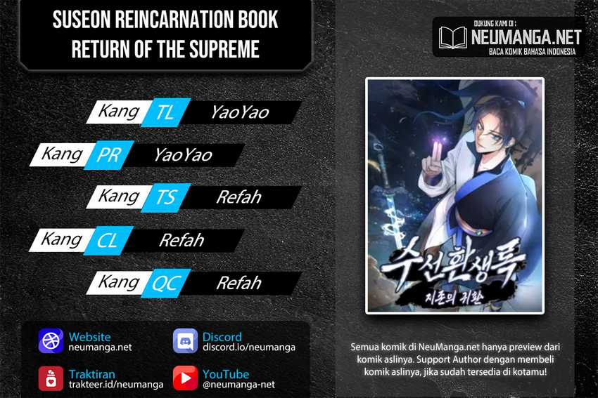 Suseon Reincarnation Book Return Of The Supreme Chapter 05 Bahasa Indonesia