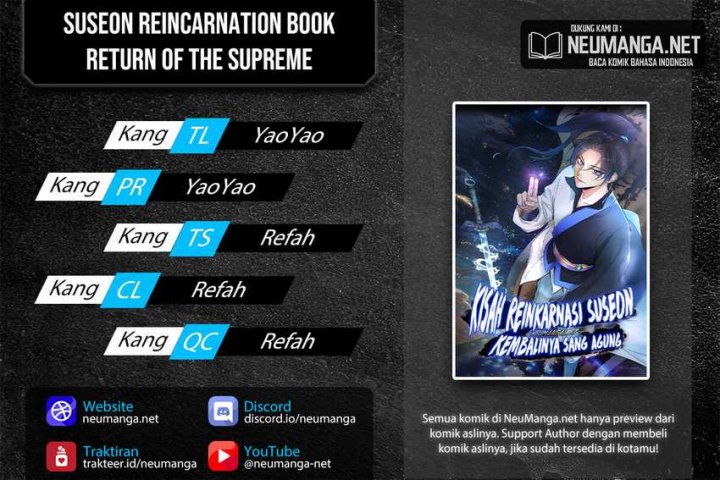 Suseon Reincarnation Book Return Of The Supreme chapter 6