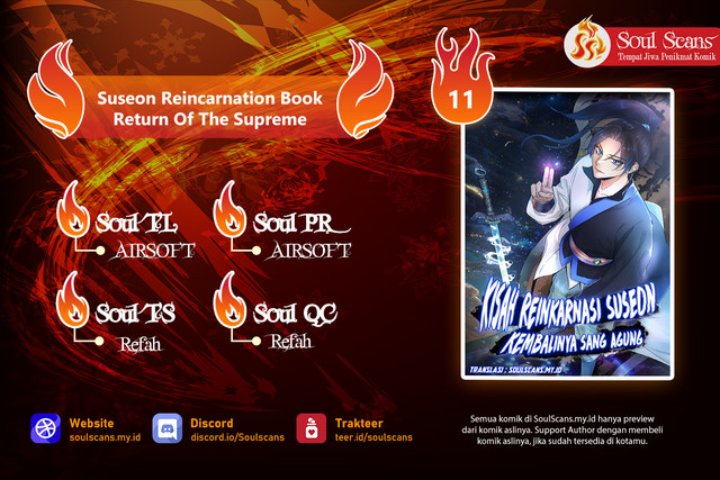 Suseon Reincarnation Book Return Of The Supreme chapter 11