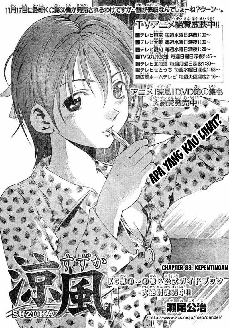 Suzuka Chapter 83