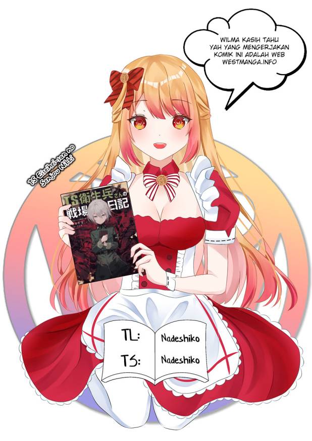 TS Eiseihei-san no Senjou Nikki Chapter 01 Bahasa Indonesia