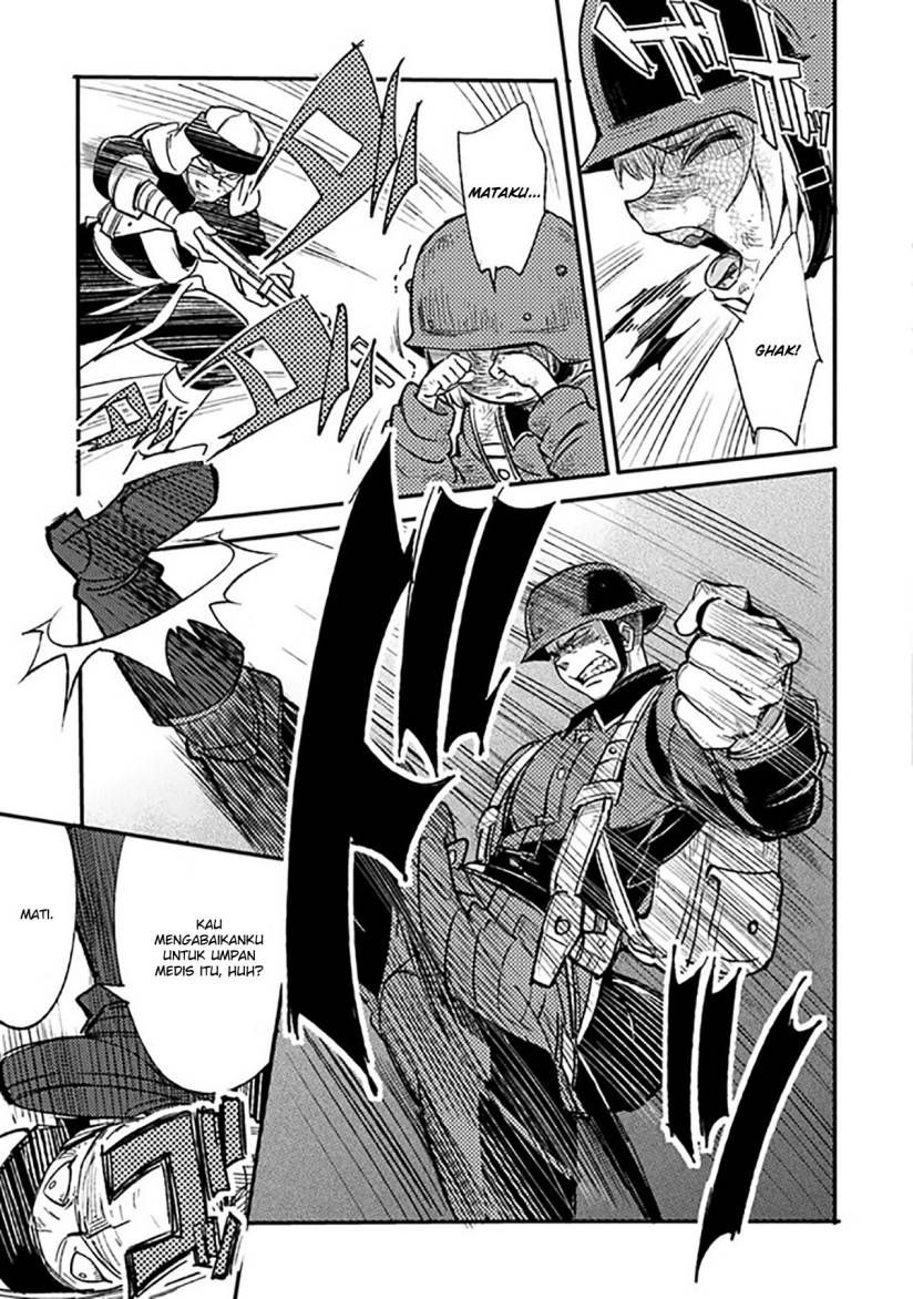 TS Eiseihei-san no Senjou Nikki Chapter 01 Bahasa Indonesia