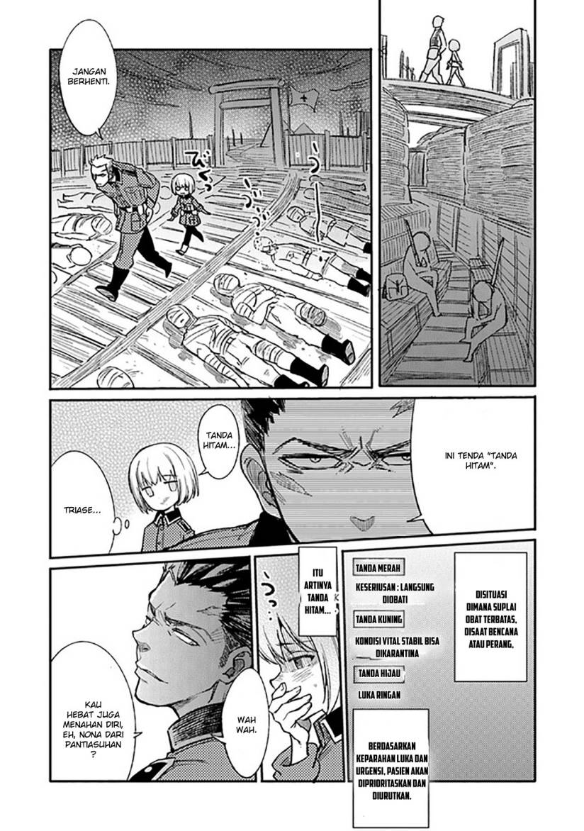 TS Eiseihei-san no Senjou Nikki Chapter 01 Bahasa Indonesia