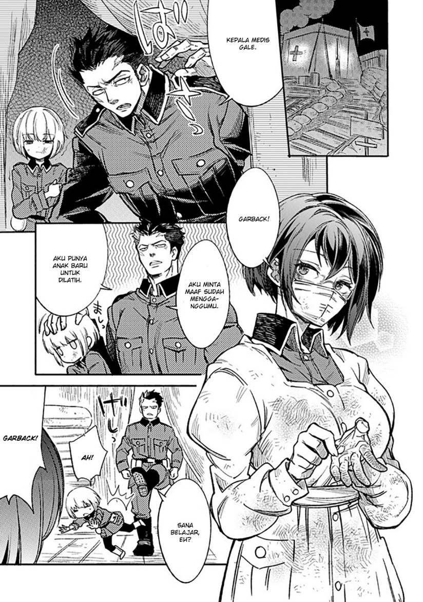 TS Eiseihei-san no Senjou Nikki Chapter 01 Bahasa Indonesia