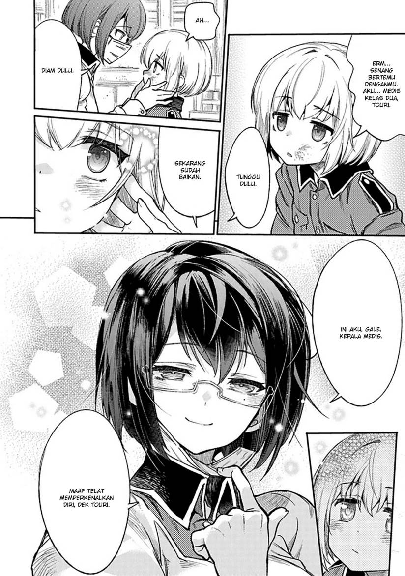 TS Eiseihei-san no Senjou Nikki Chapter 01 Bahasa Indonesia