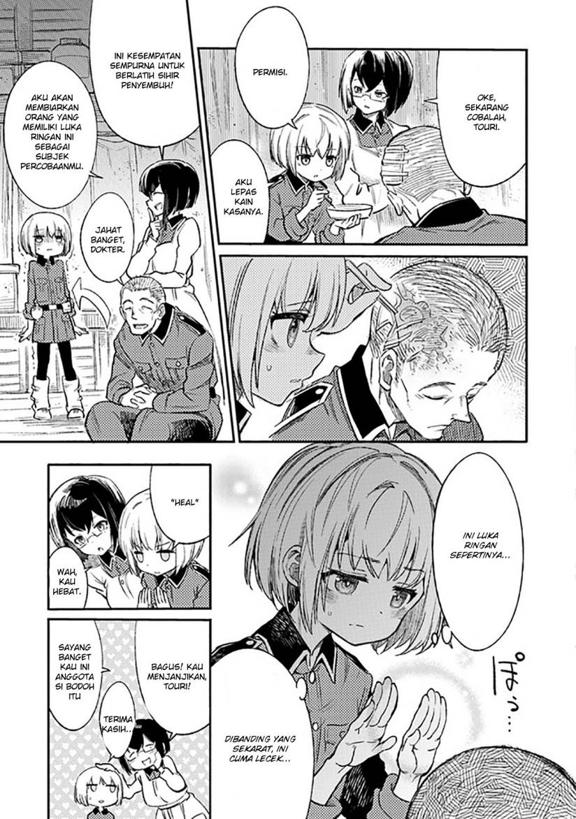 TS Eiseihei-san no Senjou Nikki Chapter 01 Bahasa Indonesia