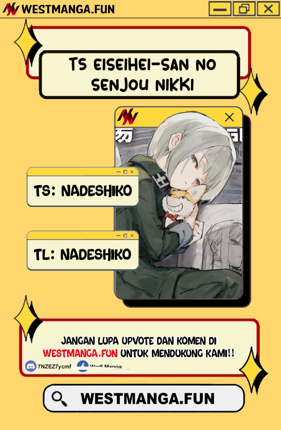 TS Eiseihei-san no Senjou Nikki Chapter 15 Bahasa Indonesia