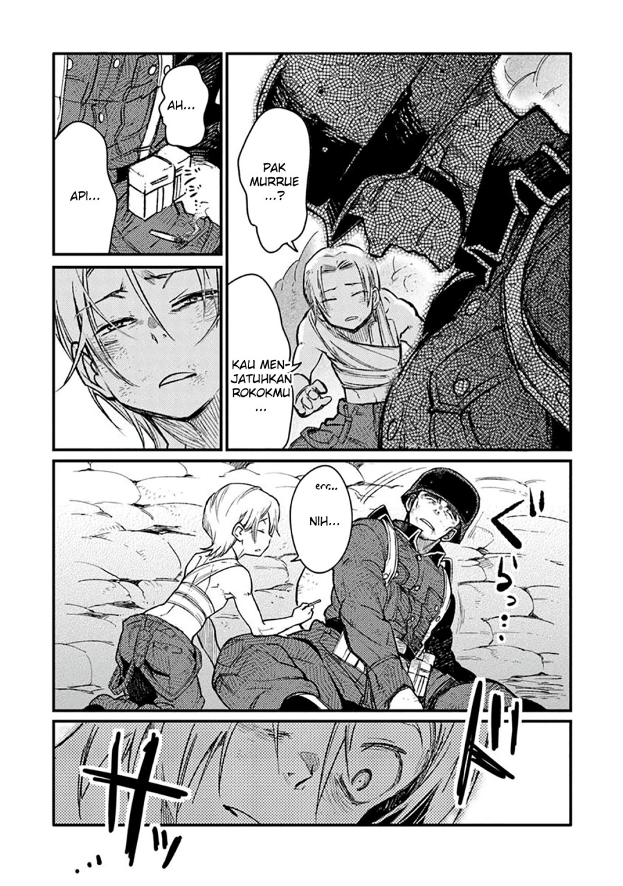 TS Eiseihei-san no Senjou Nikki Chapter 15 Bahasa Indonesia