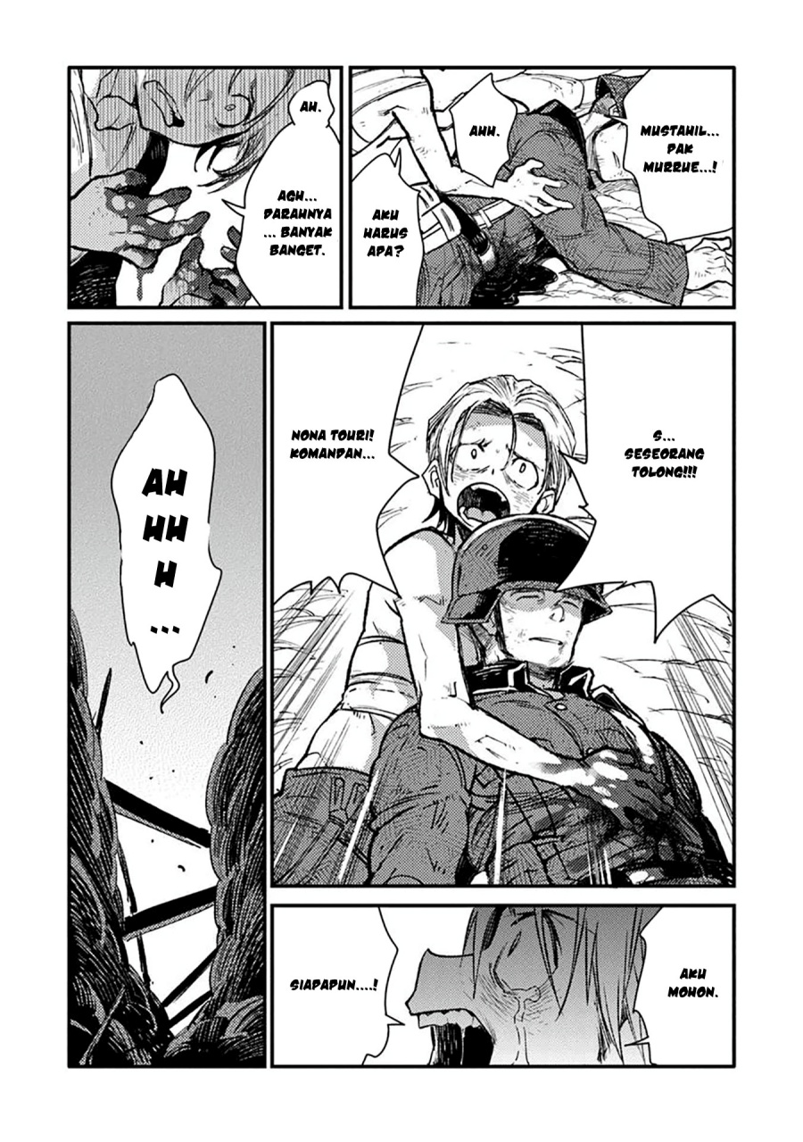 TS Eiseihei-san no Senjou Nikki Chapter 15 Bahasa Indonesia
