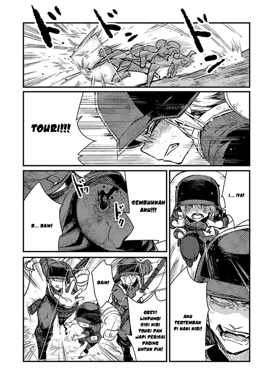 TS Eiseihei-san no Senjou Nikki Chapter 15 Bahasa Indonesia