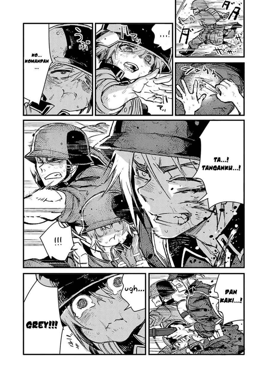 TS Eiseihei-san no Senjou Nikki Chapter 15 Bahasa Indonesia