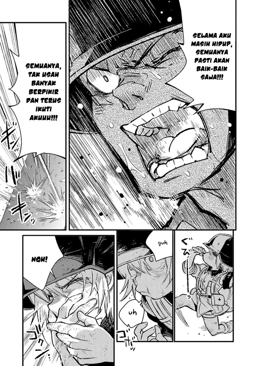 TS Eiseihei-san no Senjou Nikki Chapter 15 Bahasa Indonesia