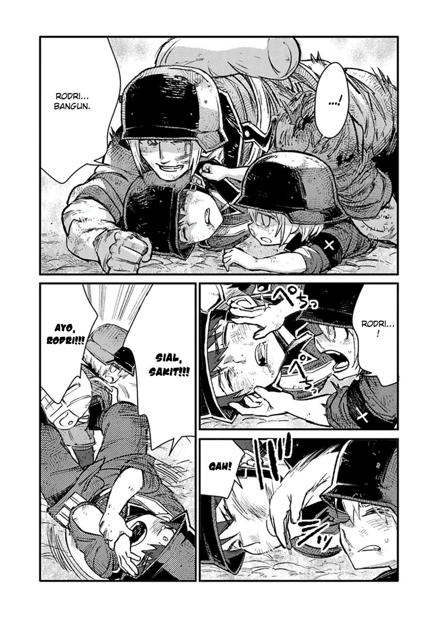 TS Eiseihei-san no Senjou Nikki Chapter 15 Bahasa Indonesia