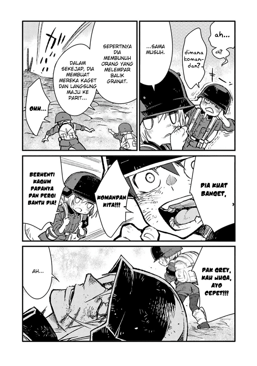 TS Eiseihei-san no Senjou Nikki Chapter 15 Bahasa Indonesia