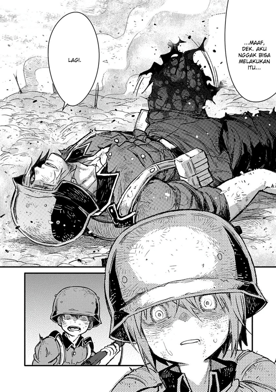 TS Eiseihei-san no Senjou Nikki Chapter 15 Bahasa Indonesia