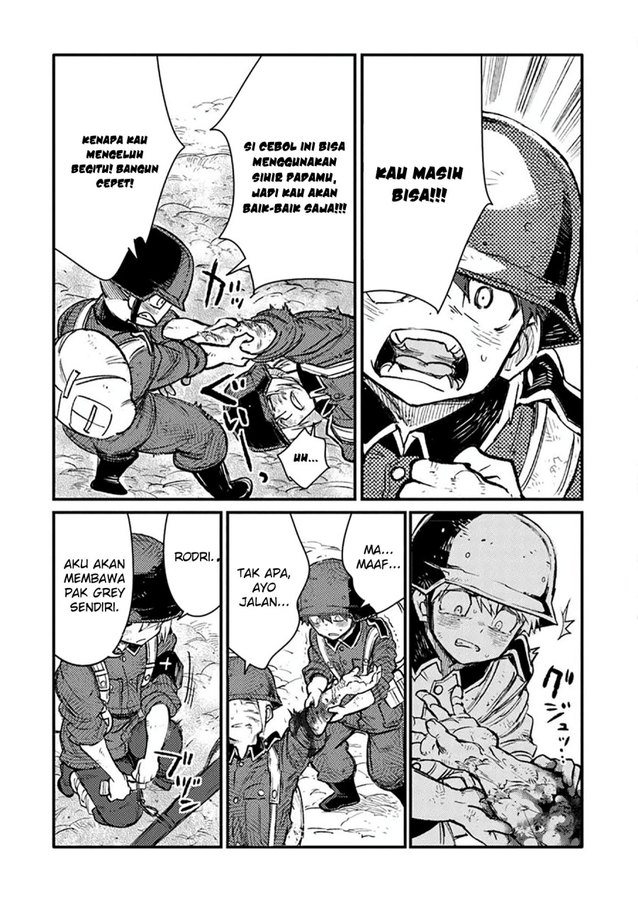 TS Eiseihei-san no Senjou Nikki Chapter 15 Bahasa Indonesia
