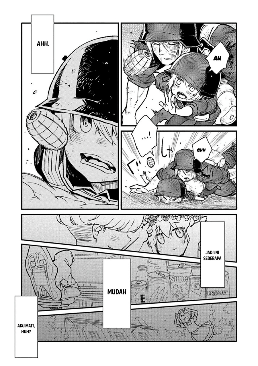 TS Eiseihei-san no Senjou Nikki Chapter 15 Bahasa Indonesia