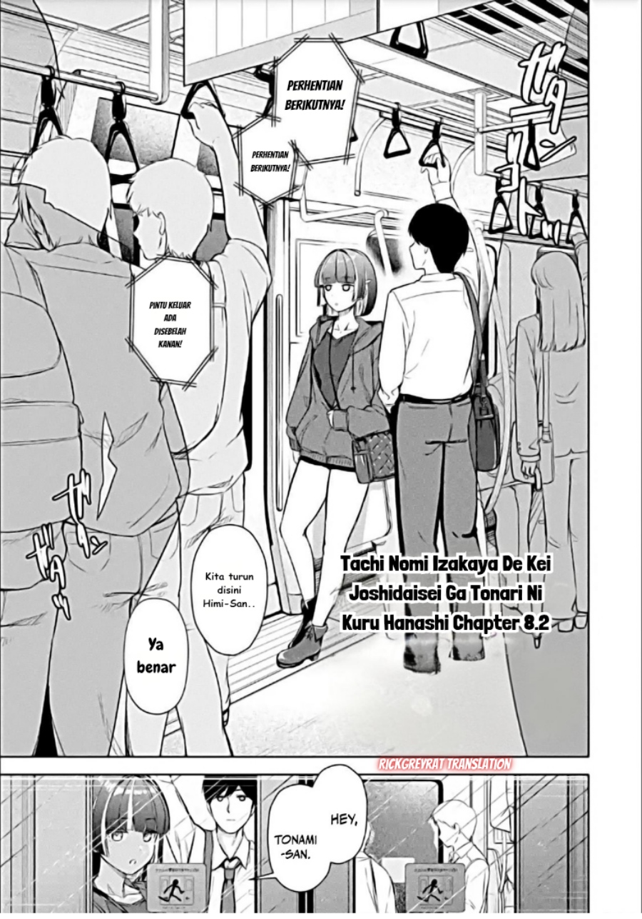 Tachi Nomi Izakaya De Kei Joshidaisei Ga Tonari Ni Kuru Hanashi chapter 8