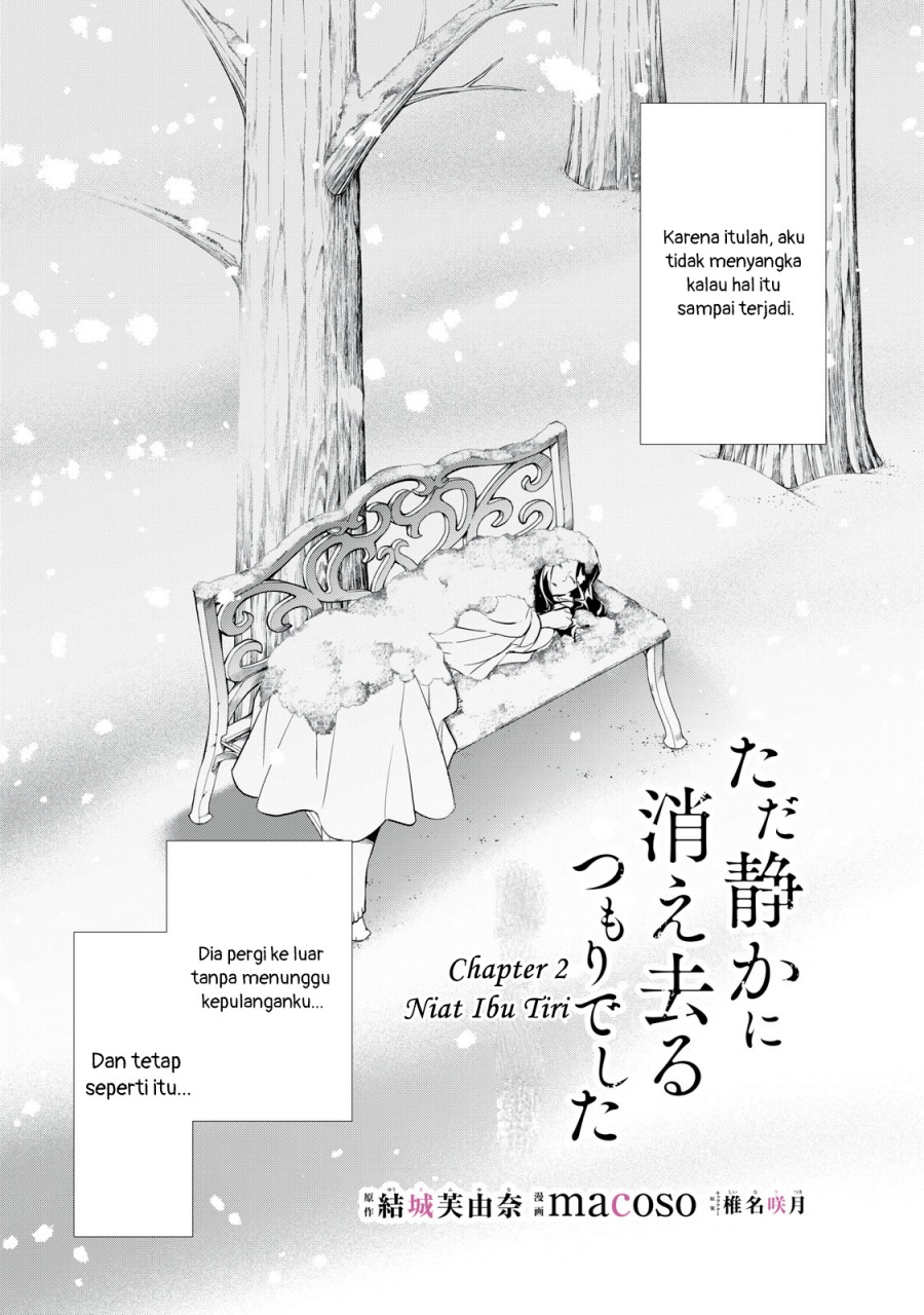 Tada Shizuka ni Kiesaru Tsumorideshita chapter 2