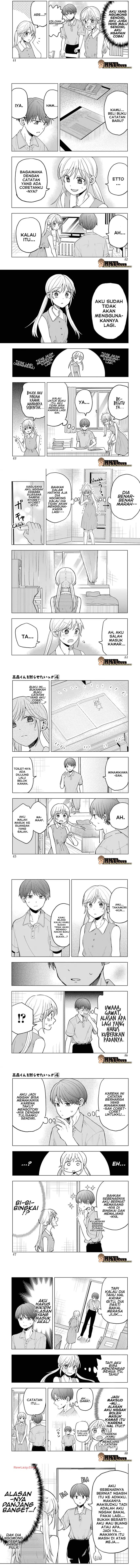 Takamori-kun wo Damarasetai!! Chapter 14 Bahasa Indonesia