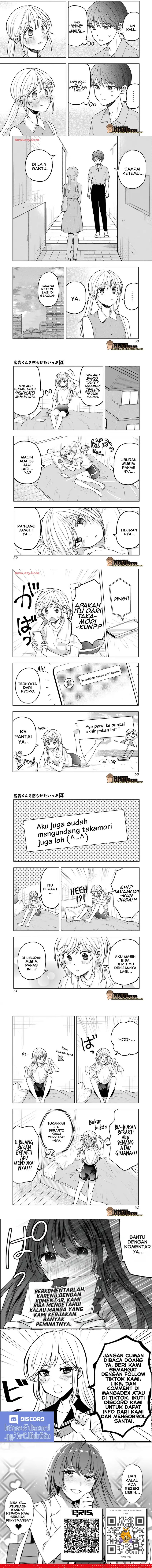 Takamori-kun wo Damarasetai!! Chapter 14 Bahasa Indonesia