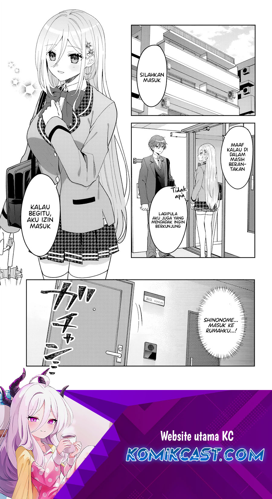 Takou no Koori Hime wo Chikan kara Tasuketara, Otomedachi kara Hajimeru Koto ni Narimashita Chapter 07.1 Bahasa Indonesia