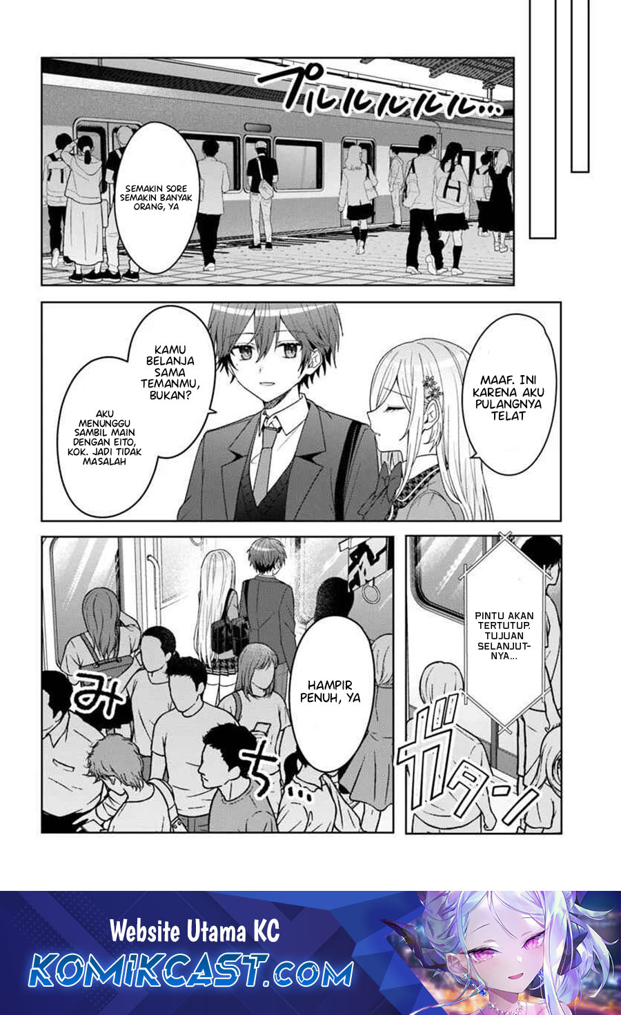 Takou no Koori Hime wo Chikan kara Tasuketara, Otomedachi kara Hajimeru Koto ni Narimashita Chapter 09.2 Bahasa Indonesia