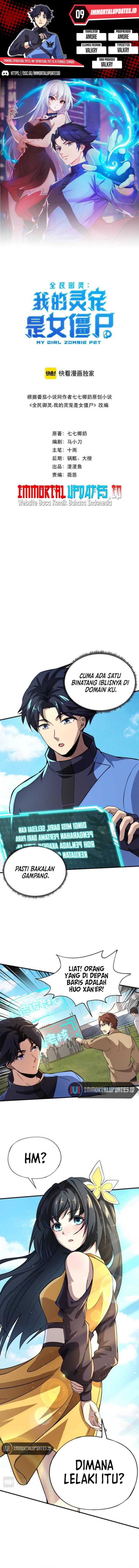 Taming Spiritual Pets: My Spiritual Pet is a Female Zombie Chapter 09 Bahasa Indonesia