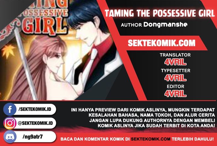 Taming The Possessive Girl Chapter 13 Bahasa Indonesia