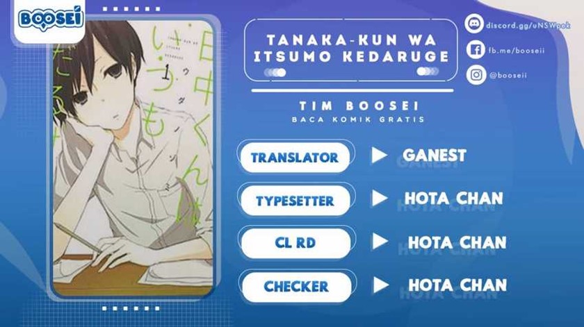 Tanaka-kun wa Itsumo Kedaruge Chapter 17 Bahasa Indonesia