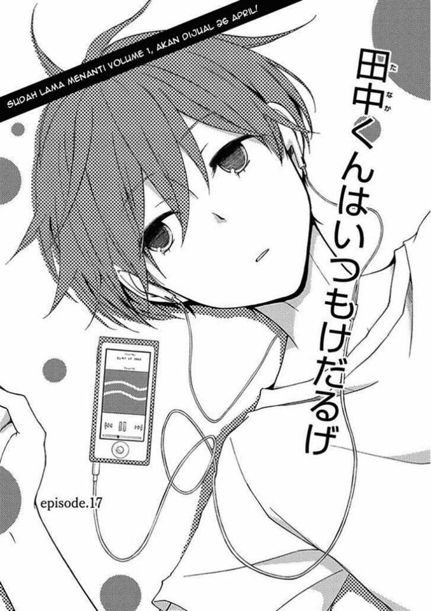 Tanaka-kun wa Itsumo Kedaruge Chapter 17 Bahasa Indonesia