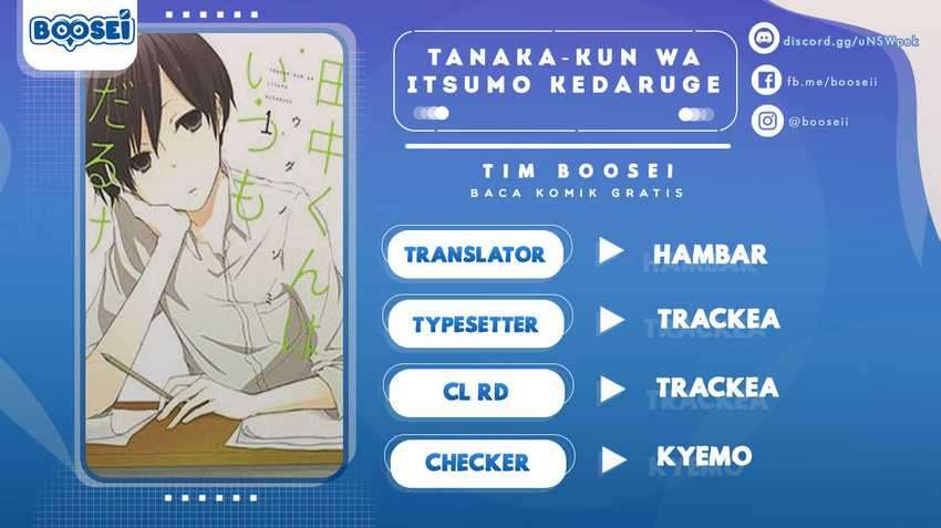 Tanaka-kun wa Itsumo Kedaruge Chapter 91 Bahasa Indonesia