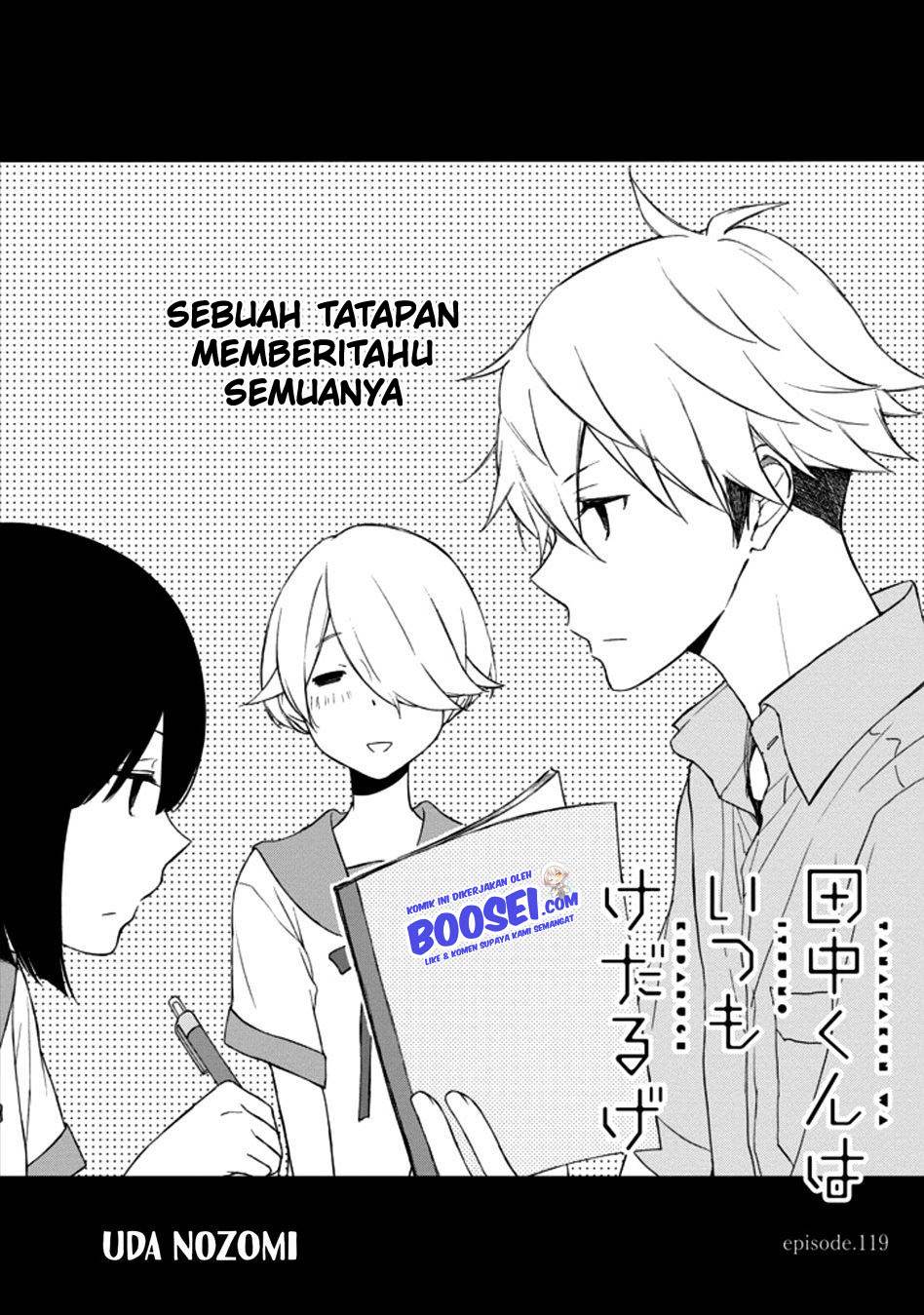 Tanaka-kun wa Itsumo Kedaruge Chapter 119 Bahasa Indonesia