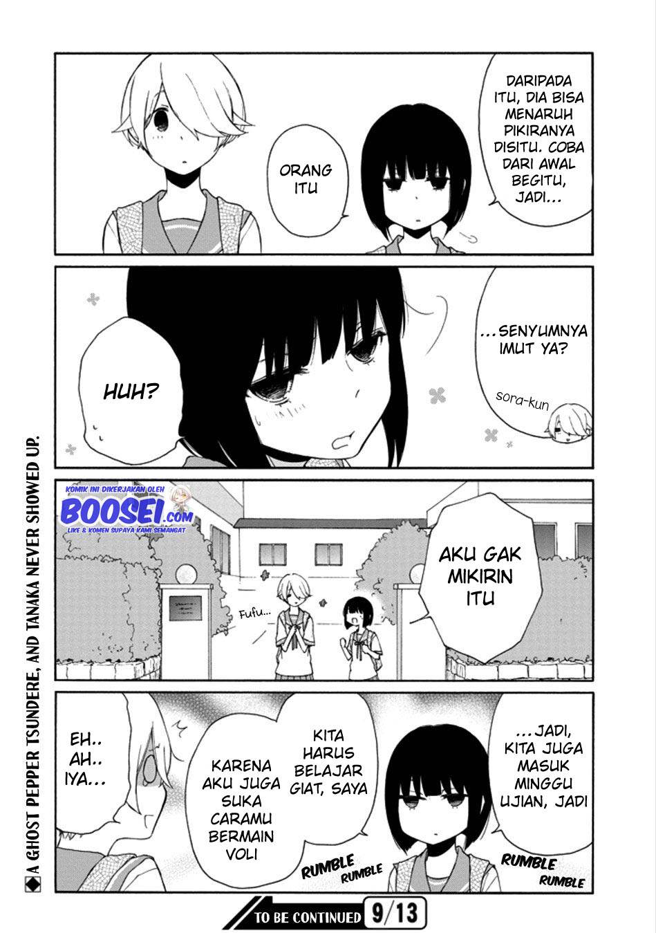 Tanaka-kun wa Itsumo Kedaruge Chapter 119 Bahasa Indonesia
