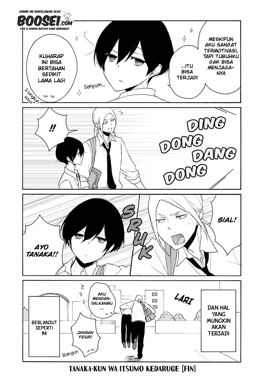 Tanaka-kun wa Itsumo Kedaruge Chapter 140 Bahasa Indonesia