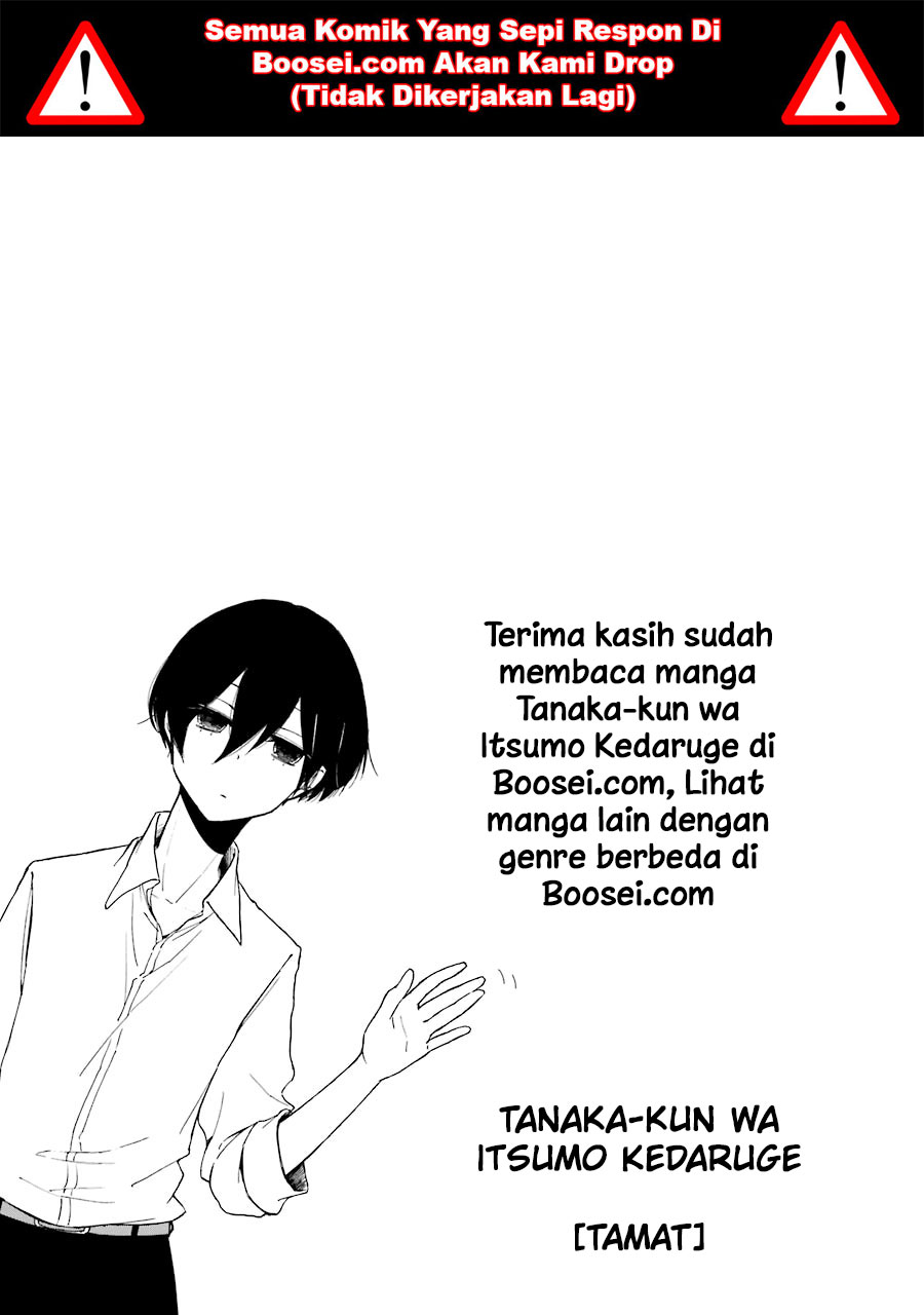 Tanaka-kun wa Itsumo Kedaruge Chapter 140 Bahasa Indonesia