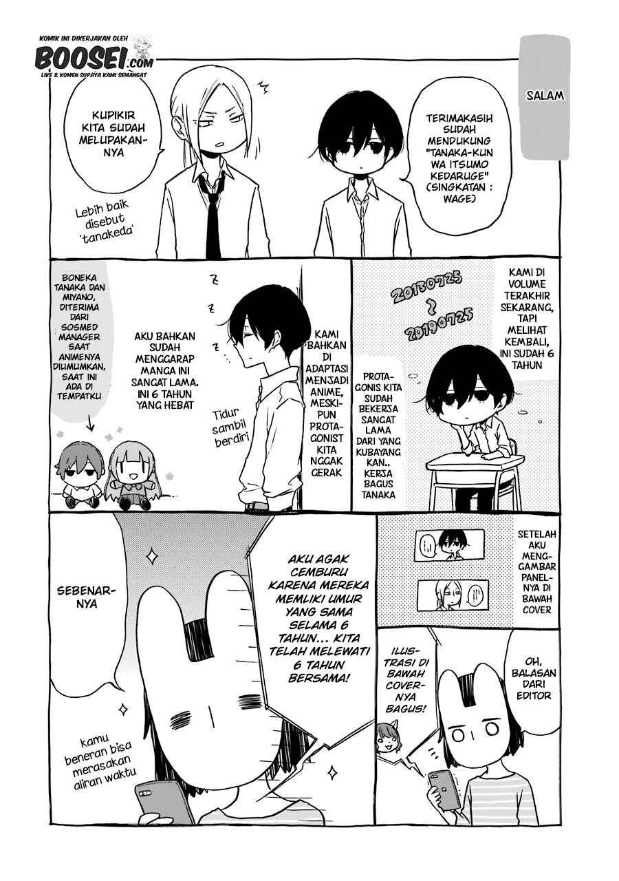Tanaka-kun wa Itsumo Kedaruge Chapter 140 Bahasa Indonesia