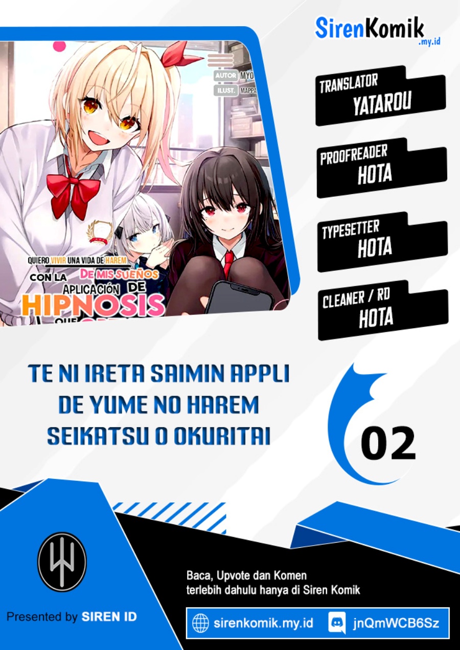 Te ni Ireta Saimin Appli de Yume no Harem Seikatsu o Okuritai Chapter 02 Bahasa Indonesia